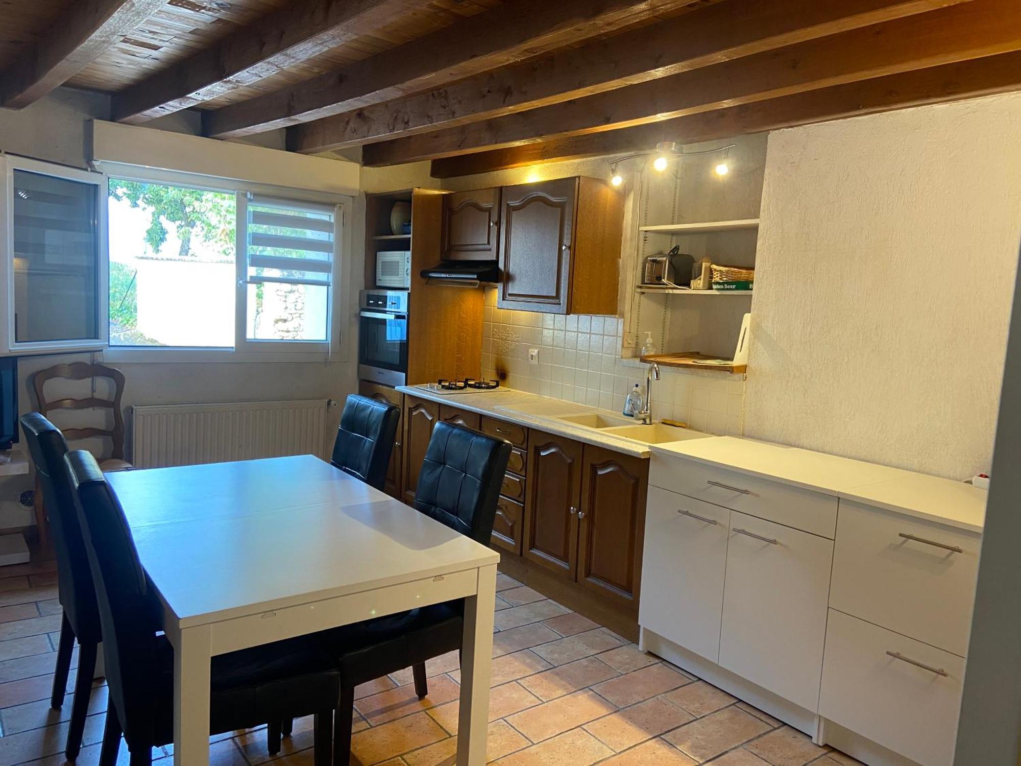 Maison Au Calme A L'Oree Du Bois. Acces A13-A14 Orgeval  Exterior foto
